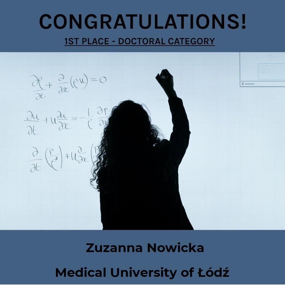 Zuzanna Nowicka M.D. takes first place in the “2023 Women in STEM – Poland Short Essay Contest”